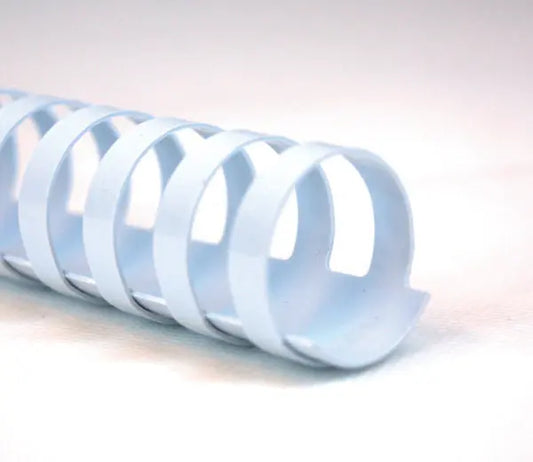 GBC Plastikbindrücken 8mm A4 4028194 weiss, 21 Ringe 100 Stück Idealshop