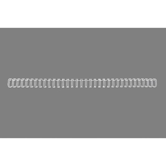GBC WireBind Drahtbinder. No. 5 A4 RE810570 3:1 weiss 250 Stück Idealshop