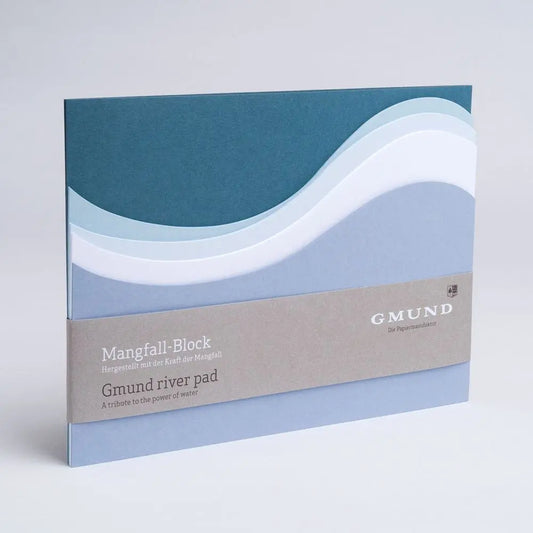 GMUND Berg&Tal Block A5 32839 graublau, blanko 35 Blatt Idealshop
