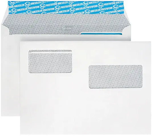GOESSLER Couvert G-Line m/Fenster C5 2053 100g, weiss 500 Stück Idealshop