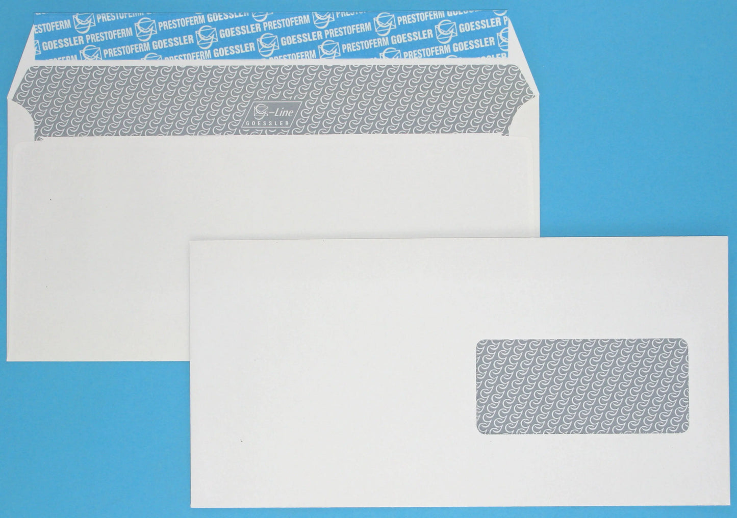 GOESSLER Couvert G-Line m/Fenster C5/6 2032 100g, weiss 500 Stück Idealshop