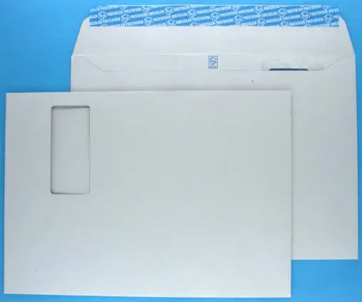 GOESSLER Couvert Renova m/Fenster C4 1381 120g, grau 250 Stück Idealshop