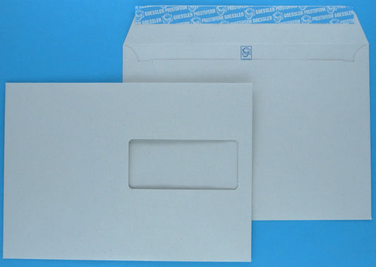 GOESSLER Couvert Renova m/Fenster C5 1364 100g, grau 500 Stück Idealshop