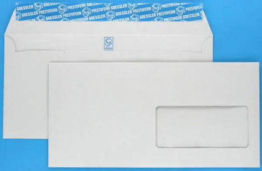 GOESSLER Couvert Renova m/Fenster C5/6 1362 80g, grau 500 Stück Idealshop