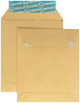 GOESSLER Couvert o/Fenster 105×125mm 2720 100g, braun 500 Stück Idealshop