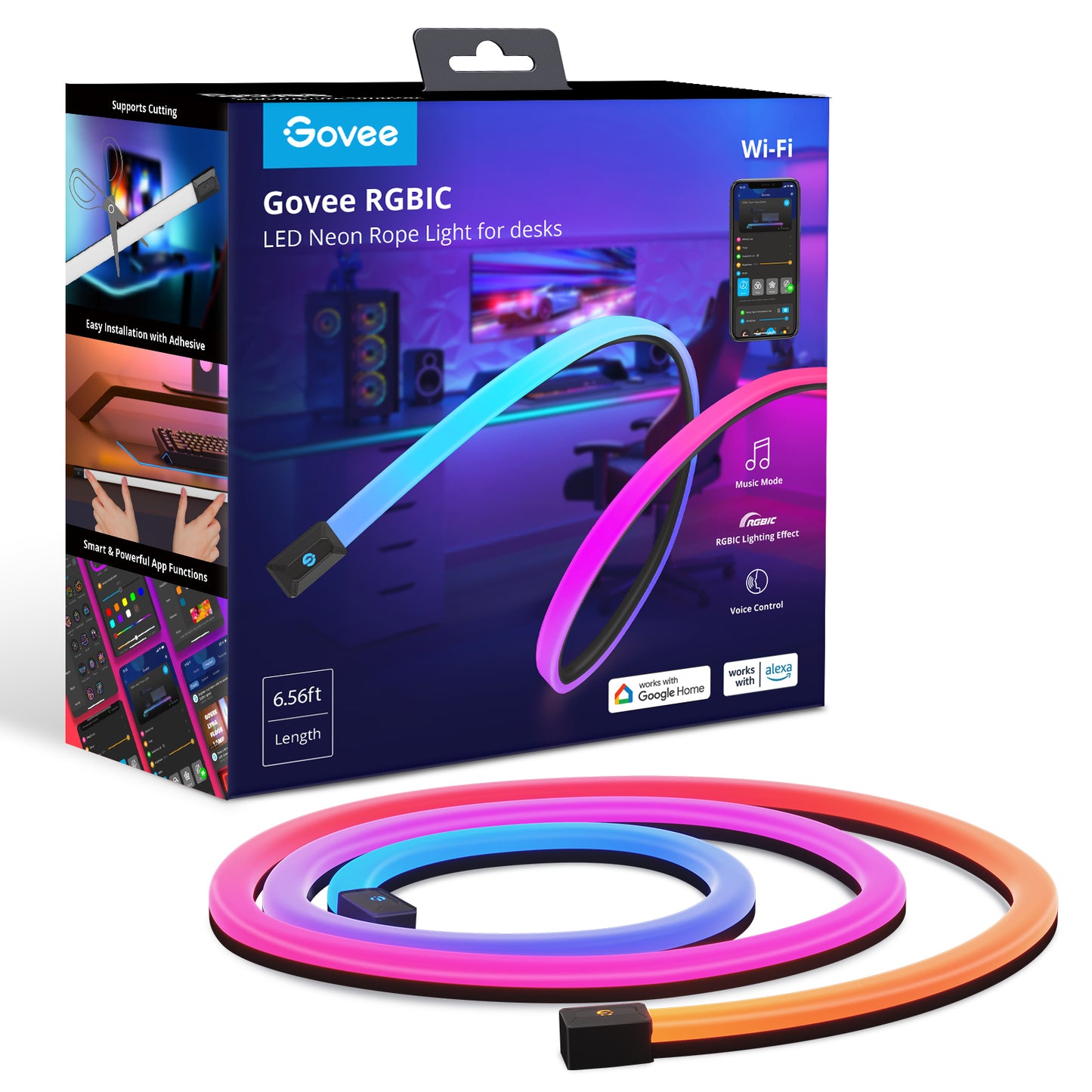 GOVEE     Neon Gaming Table Light  200cm