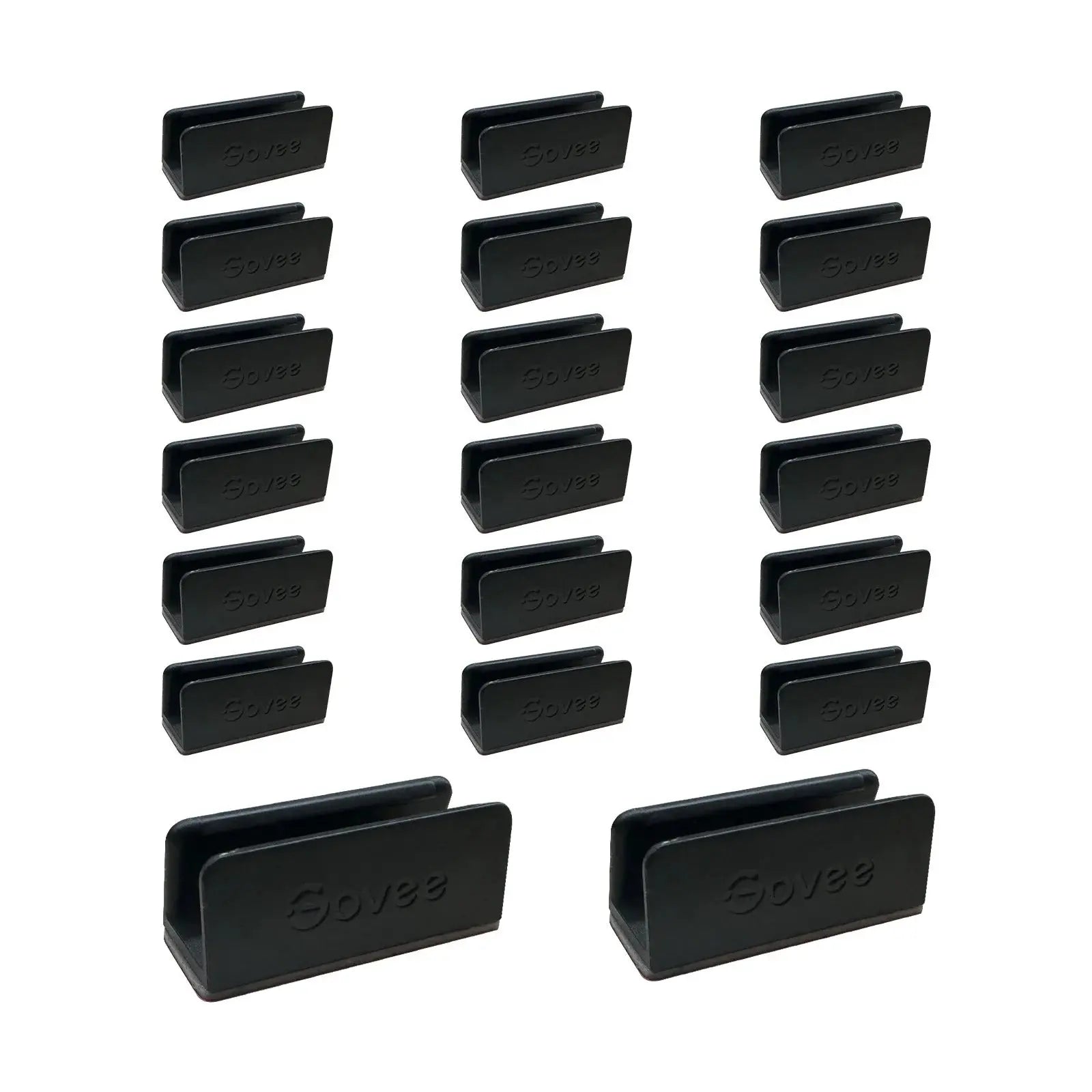 GOVEE Halterungs-Clips 20 Stk. H10D1001 schwarz, für Neon Rope Light 2 Idealshop