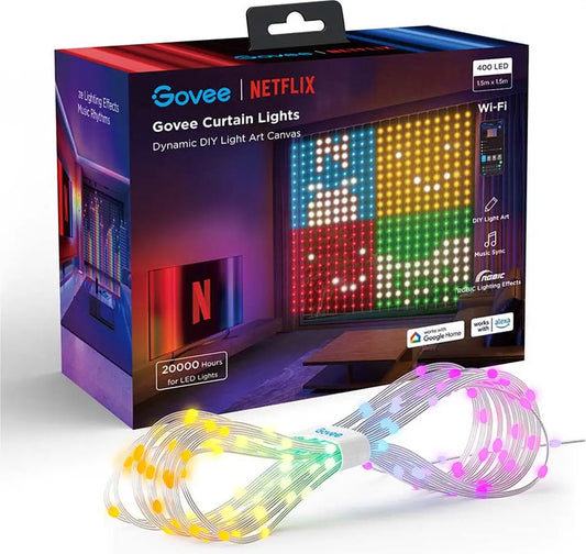 GOVEE LED Vorhang 150x150cm H70BCCA1 Netflix Edition Idealshop