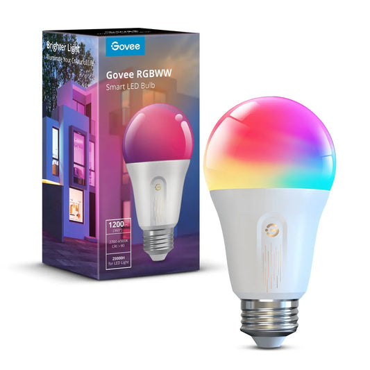 GOVEE Smart LED Leuchtmittel E27 H60093C1 Wifi & Bluetooth, 1200Lumen Idealshop