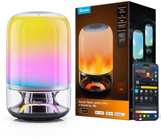 GOVEE Tischleuchte 2 Pro H60200F1 mit Lautsprecher by JBL Idealshop