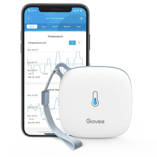 GOVEE WiFi Thermometer Hygrometer H5179001 weiss Idealshop