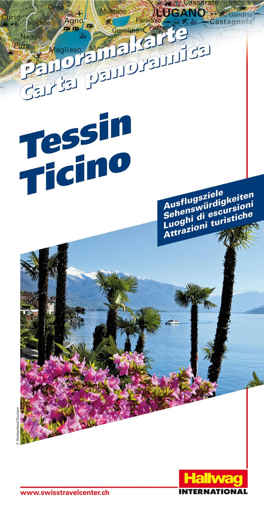 HALLWAG Panoramakarte 382830125 Tessin Idealshop