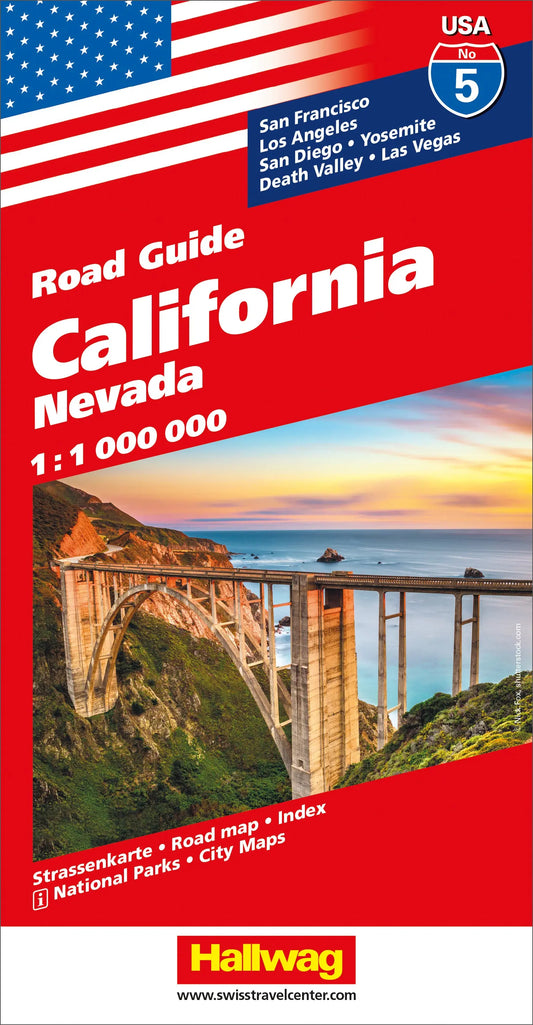 HALLWAG Strassenkarte 382830756 California 1:1 Mio. Idealshop