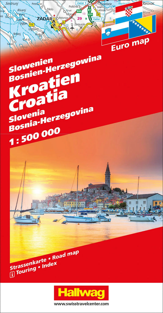 HALLWAG Strassenkarte 382830948 Balkan 1:500'000 Idealshop