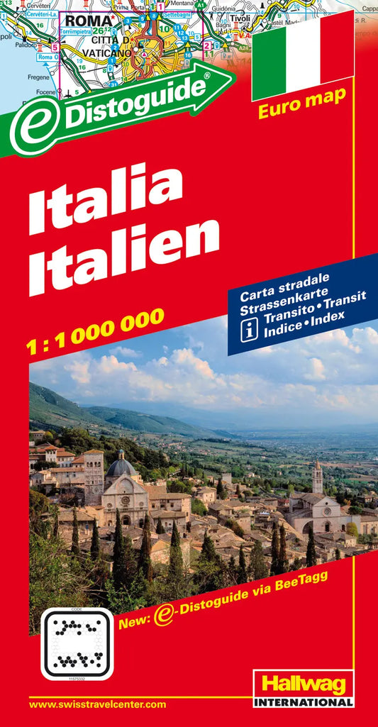 HALLWAG Strassenkarte 382830971 Italien (Dis/BT) 1:1 Mio. Idealshop