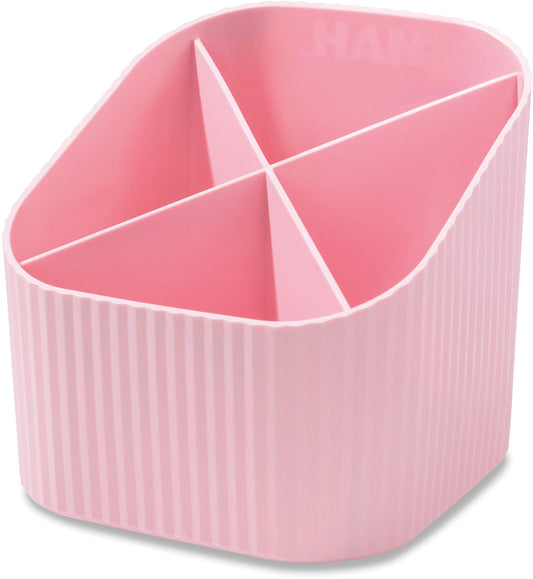 HAN Stifteköcher Re-X-LOOP 2.74 pastellrosa 4 Fächer Idealshop