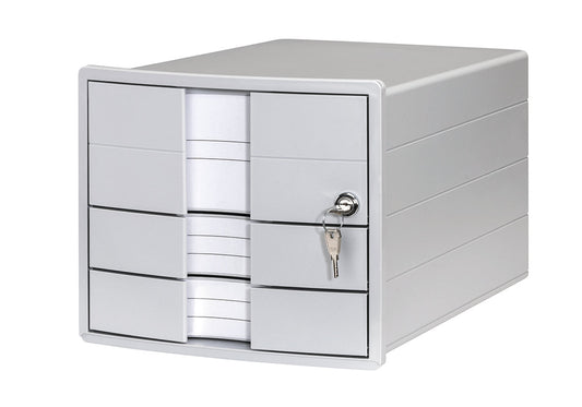 HAN Schubladenbox IMPULS A4/C4 24.70 grau 3 Schubladen Idealshop