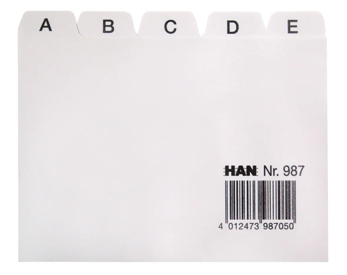 HAN       Kartei-Leitkarten A-Z       A7 Idealshop
