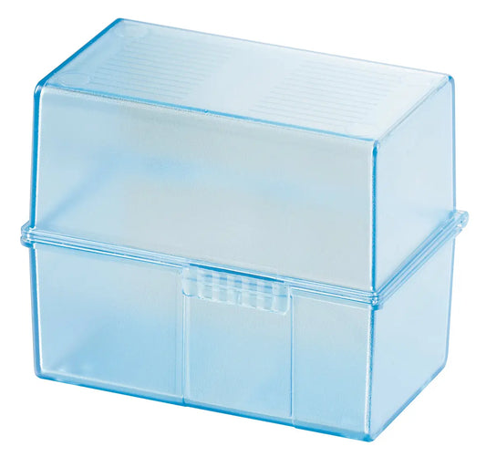 HAN Karteibox A7 4.95 transl.-blau für 300 Karten Idealshop