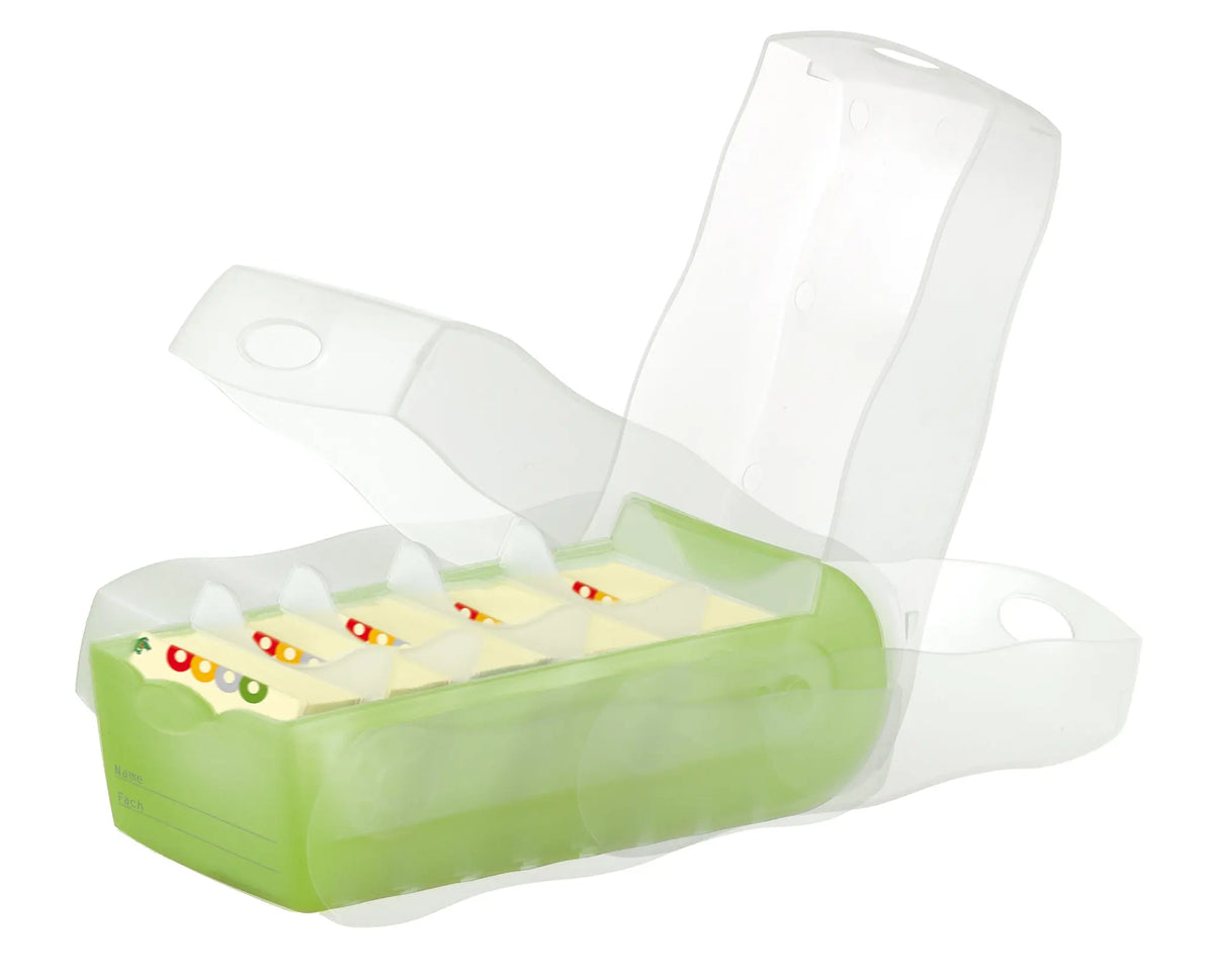 HAN Karteibox Croco A7 7.40 grün 12.1x8.5x24.6cm Idealshop