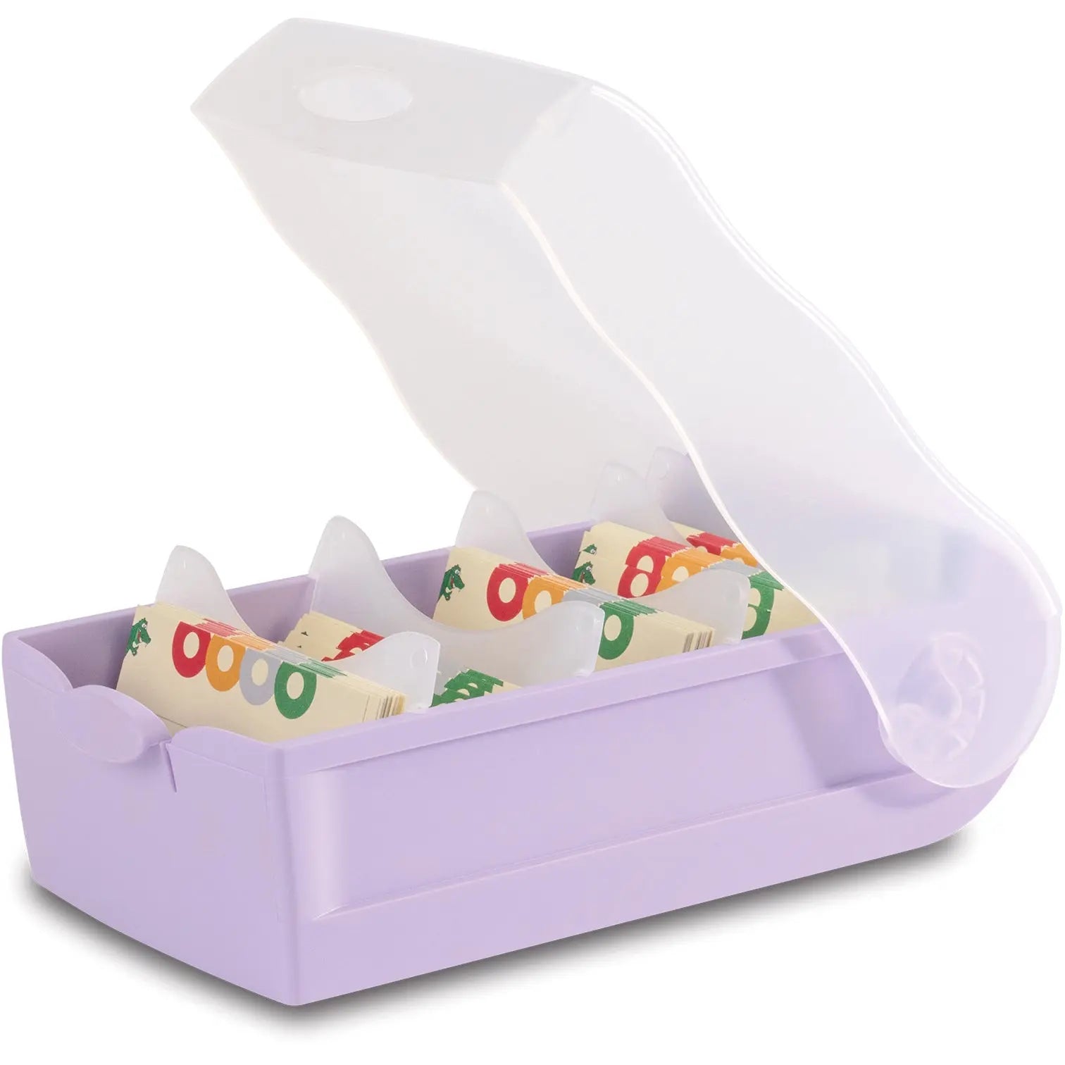 HAN Karteibox Croco A7 7.40 pastelllila 12.1x8.5x24.6cm Idealshop