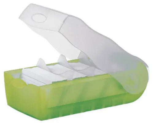 HAN Karteibox Croco A8 5.20 grün 9.7x6.7x19.1cm Idealshop