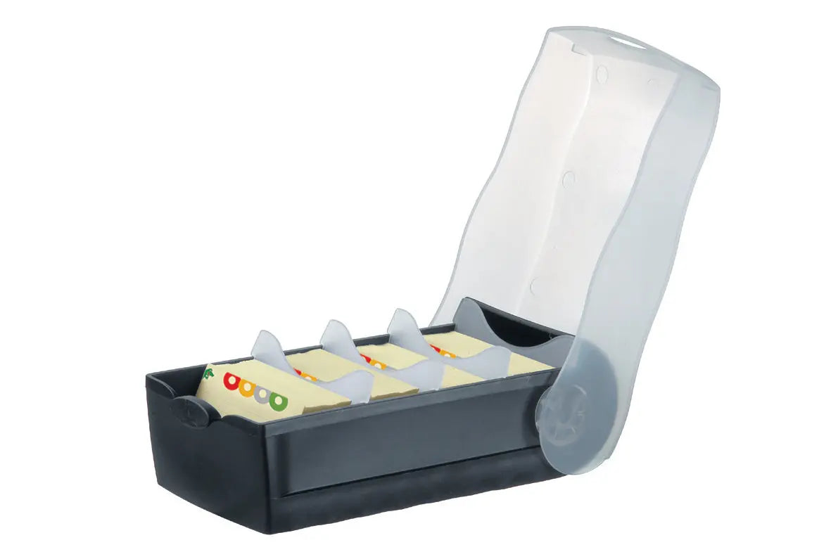 HAN Karteibox Croco A8 5.20 schwarz 9.7x6.7x19.1cm Idealshop