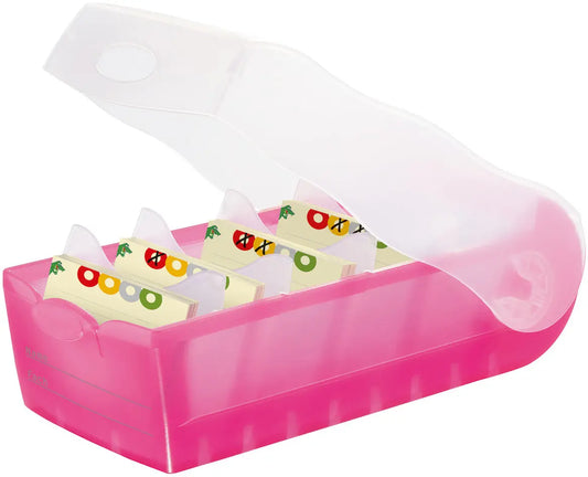 HAN Karteibox Croco A8 998-663 pink 9.7x6.7x19.1cm Idealshop