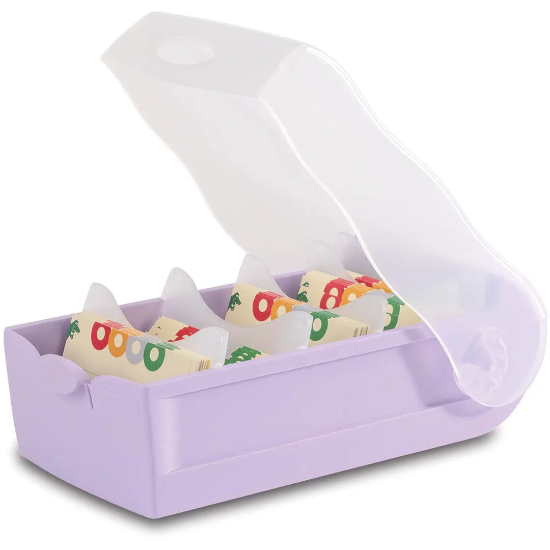 HAN Karteibox Croco A8 998-887 pastelllila 9.7x6.7x19.1cm Idealshop