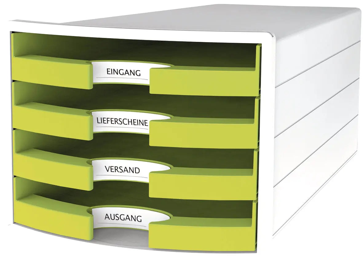HAN Schubladenbox IMPULS A4/C4 14.75 lemon 4 Schubladen Idealshop