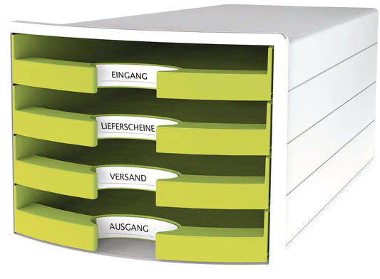 HAN Schubladenbox IMPULS A4/C4 14.75 lemon 4 Schubladen Idealshop