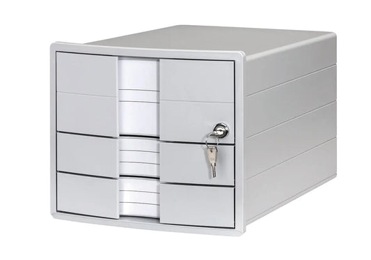 HAN Schubladenbox IMPULS A4/C4 24.70 grau 3 Schubladen Idealshop