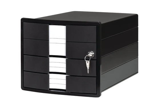 HAN Schubladenbox IMPULS A4/C4 24.70 schwarz 3 Schubladen Idealshop