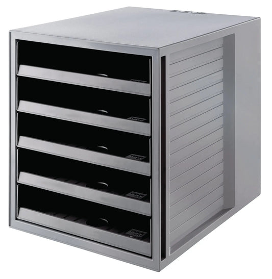 HAN Schubladenbox Karma 24.30 grau 5 Fächer Idealshop