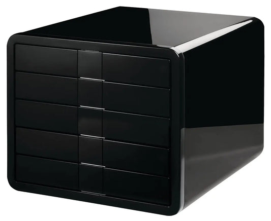 HAN Schubladenbox i-Box A4/C4 50.40 schwarz 5 Fächer Idealshop