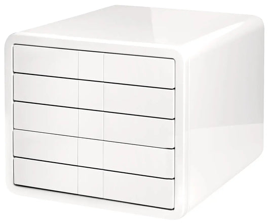 HAN Schubladenbox i-Box A4/C4 50.40 weiss 5 Fächer Idealshop