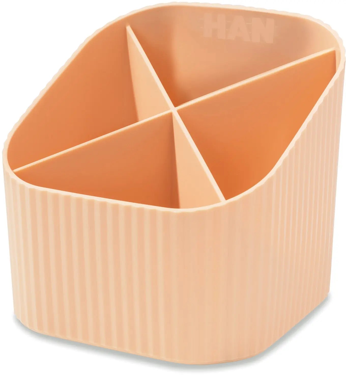 HAN Stifteköcher Re-X-LOOP 2.74 pastellorange 4 Fächer Idealshop