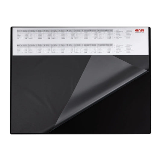 HANSA Schreibunterlage 41-6002.003 CalendarPad 65x50cm schwarz Idealshop