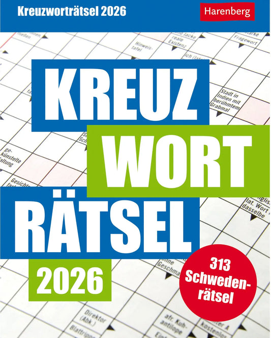 HARENBERG Abreisskalender 2026 2110400+26 Kreuzworträtsel DE 12.5x16cm Idealshop
