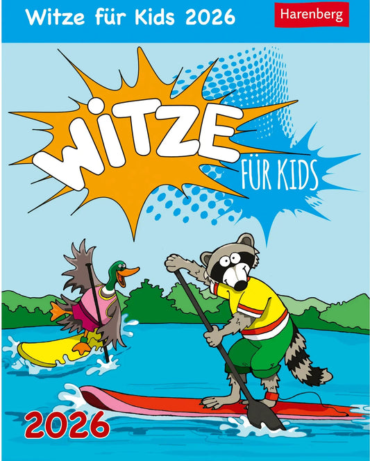 HARENBERG Abreisskalender 2026 3309851+26 Witze für Kids DE 12.5x16cm Idealshop