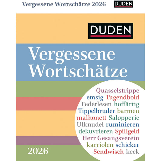 HARENBERG Abreisskalender 2026 3310079+26 Duden Wortschätze DE 11x14cm Idealshop
