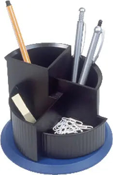 HELIT Stifteköcher 150x112mm H6390593 schwarz/blau Idealshop