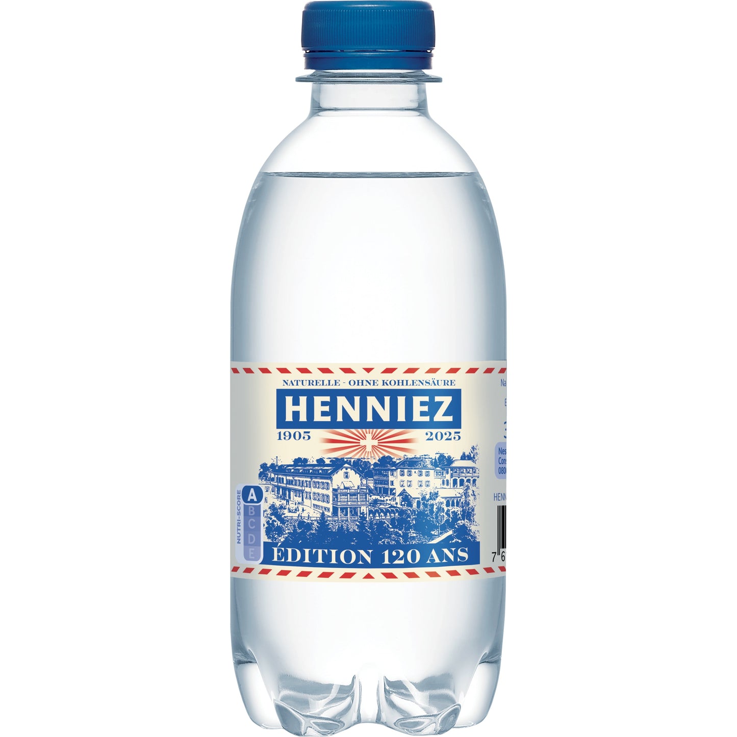 HENNIEZ blau, ohne Kohlensäure 12539383 33 cl, 24 Stk. Idealshop