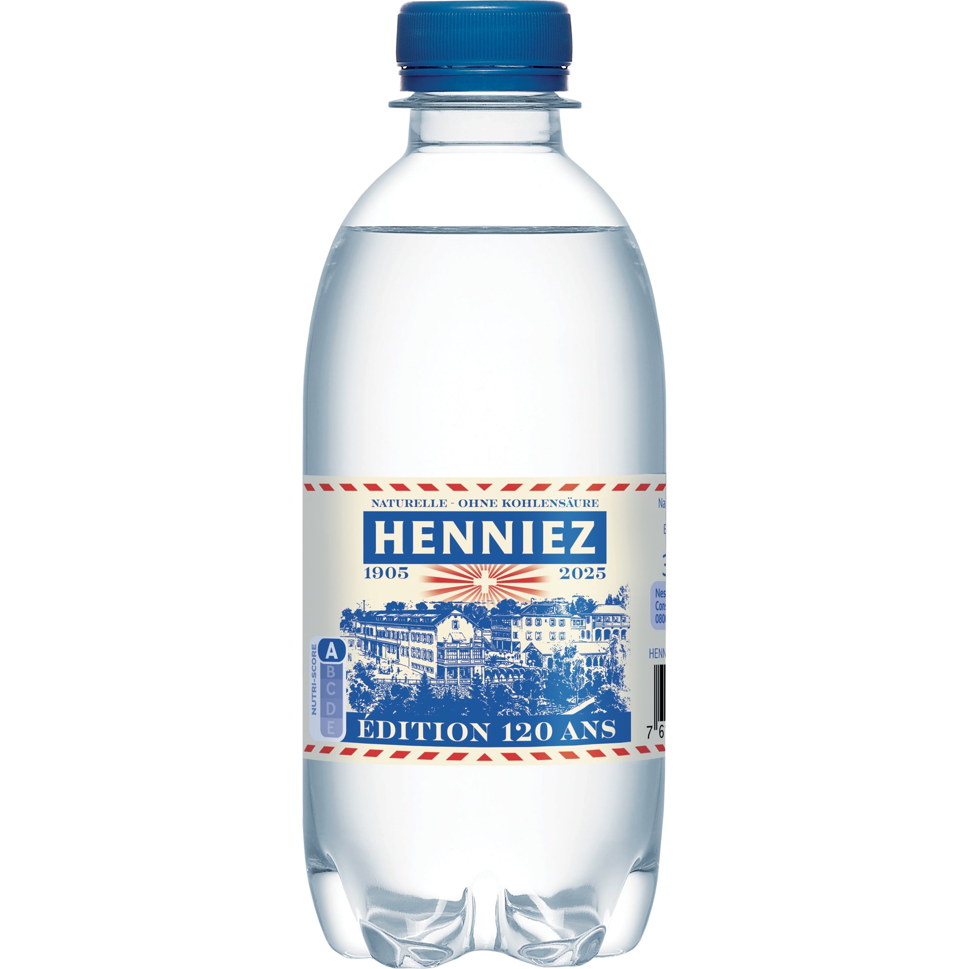 HENNIEZ blau, ohne Kohlensäure 12539383 33 cl, 24 Stk. Idealshop