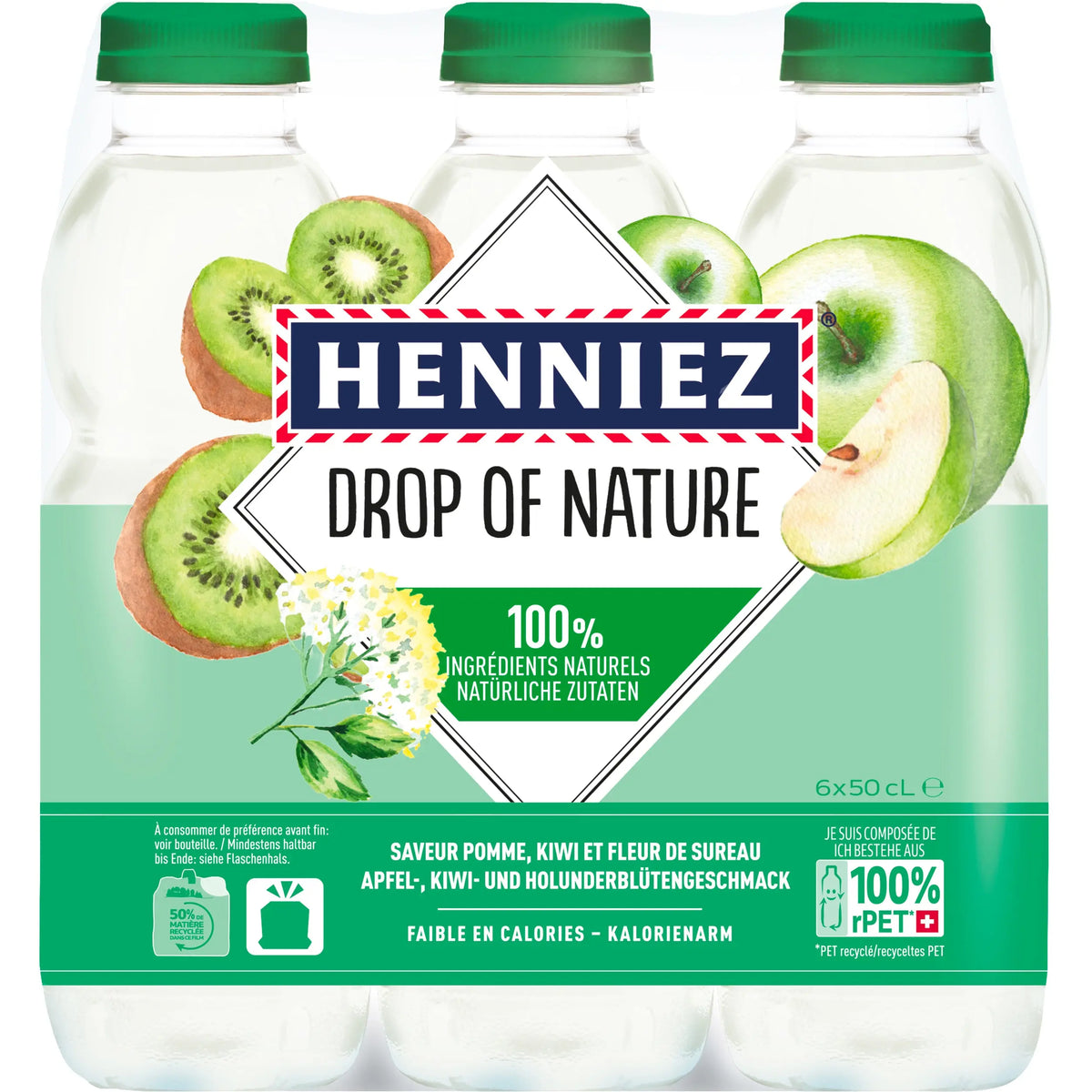 HENNIEZ Drop of Nature Himbeer 12557259 50 cl, 6 Stk. Idealshop