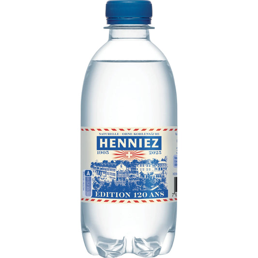 HENNIEZ blau, ohne Kohlensäure 12539383 33 cl, 24 Stk. Idealshop