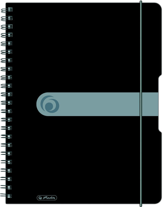 HERLITZ Collegeblock A4 11293073 Easy orga 5mm kar. schwarz Idealshop