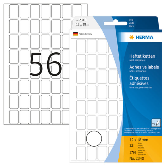 HERMA     Universal-Etiketten    12x18mm