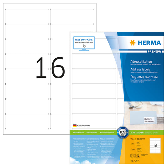 HERMA     Etiketten 4267