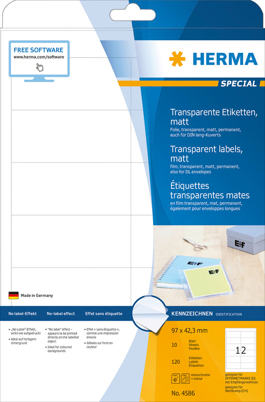 HERMA     Folienetiketten      97x42,3mm